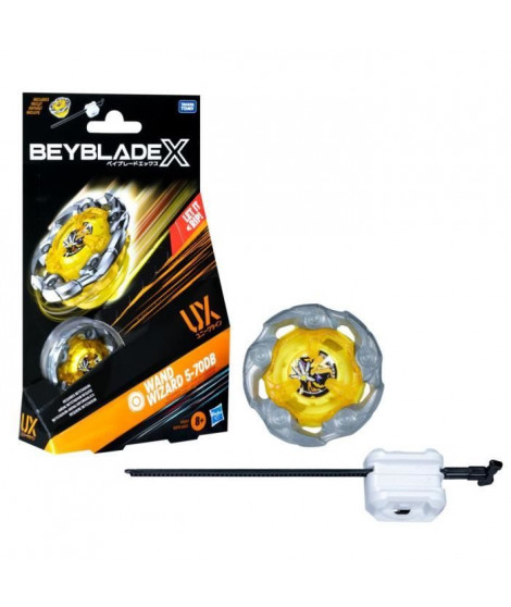 Beyblade X Wand Wizard 5-70DB UX, toupie de type endurance et lanceur, toupies de combat authentiques Takara Tomy, des 8 ans