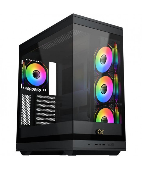 Boîtier PC - XIGMATEK - META - Moyen tour - E-ATX - Verre trempé - ARGB - Noir