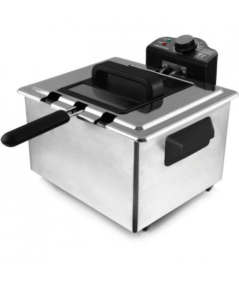 Friteuse - ARTHUR MARTIN - AMPFH50  5 L  2000 W  3 paniers  Filtres anti odeurs - Inox