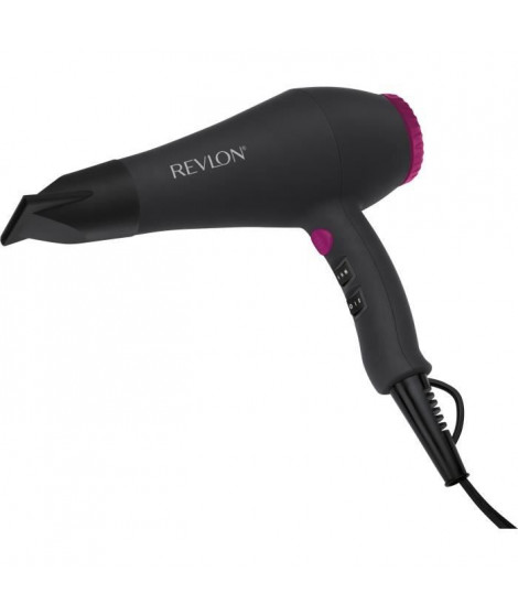 Seche-cheveux - REVLON - RVDR5251E - Perfect Heat - 2000 W - Moteur AC - 2 vitesses - Noir / Rose