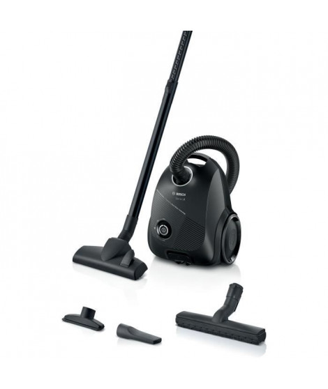 Nouveauté ! Aspirateur Traineau avec sac - BOSCH BGLS2BA1H Serie 2 - 600 W - Capacité du sac 3,5L - Filtre microfiltre lavable
