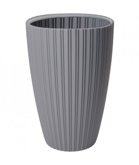 Pot de fleurs - Garden ID - Fancy - 40 x 58 cm - Pour jardin, balcons ou intérieurs - Gris clair