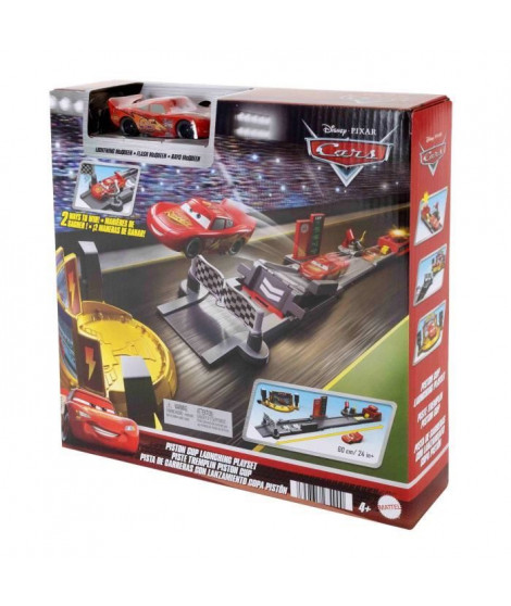 Disney · Pixar-Cars Piste Tremplin Piston Cup - Coffret Avec Piste