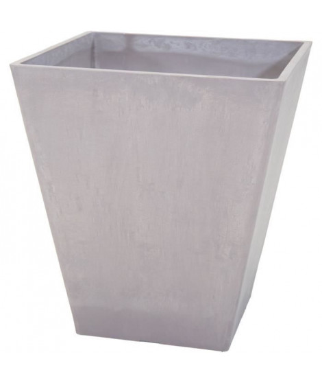 Pot - MEGA COLLECTIONS - Ecostone Square - 48 x 57 cm - Taupe