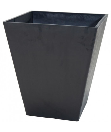 Pot - MEGA COLLECTIONS - Ecostone Square - 48 x 57 cm - Noir