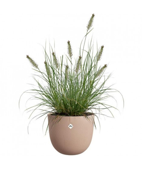 Pot de fleurs - ELHO - Sereh Rond 30 - Marron - L 30 x B 29.5 x H 25 cm - 100% recyclé