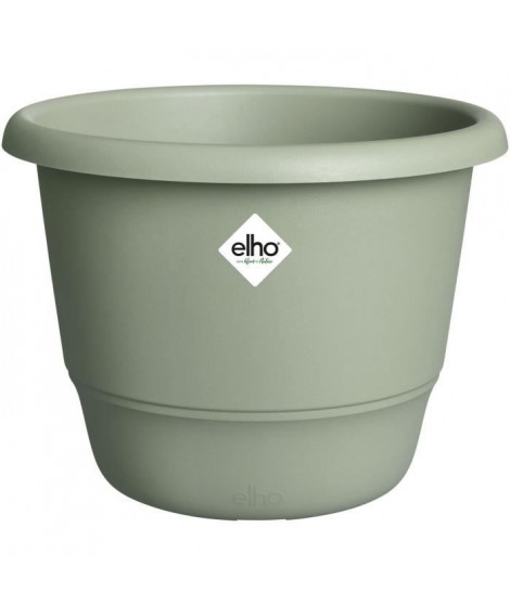Pot de fleurs - ELHO - Amiga Rond 35 - Vert - L 35 x B 34.5 x H 26 cm - Extérieur - 100% recyclé