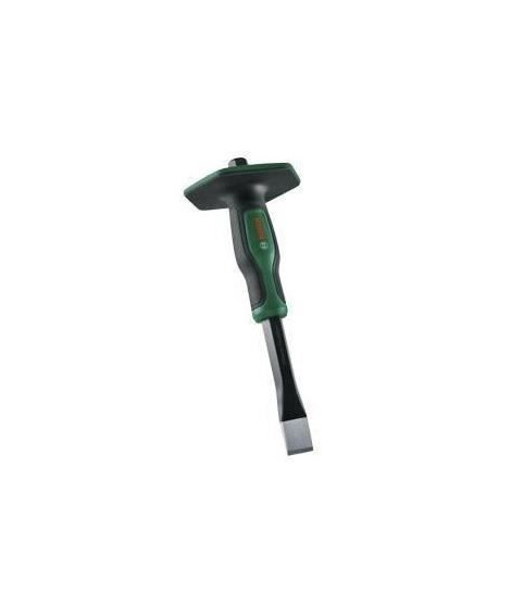 Bosch Burin plat pour pierre 22-250 mm (tranchant doublement trempé  manche chrome-vanadium  poignée Softgrip)
