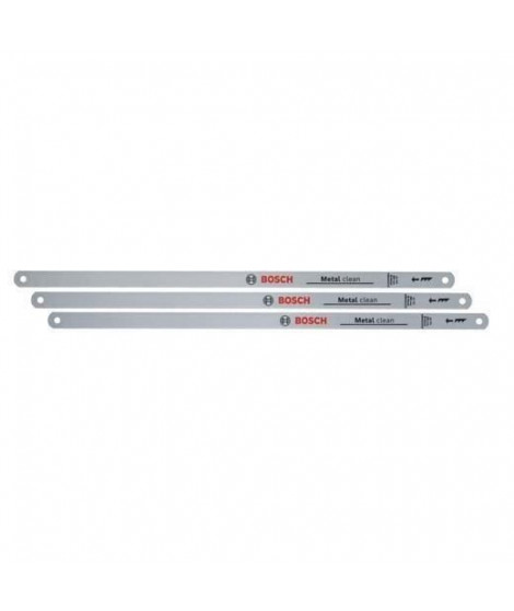 Bosch Set de 3 lames de scie alternative Clean 300 mm (lame bi-métal durable pour coupes nettes)