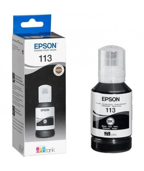 Bouteille d'encre - EPSON - Noir - EcoTank 113