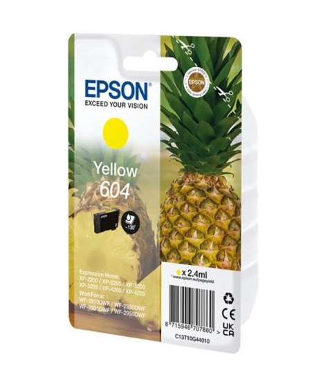 Encre - EPSON - Jaune - Ananas 604