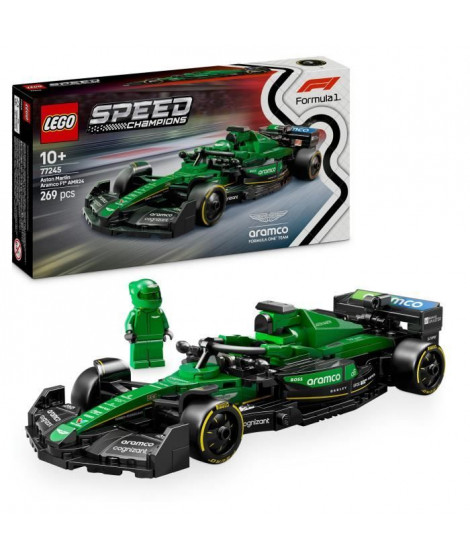 LEGO Speed Champions 77245 Voiture F1 Aston Martin Aramco AMR24 - Jouet pour garçon 10 ans