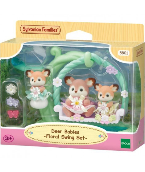 Les bébés Biche et balancelle - SYLVANIAN FAMILIES - 5801