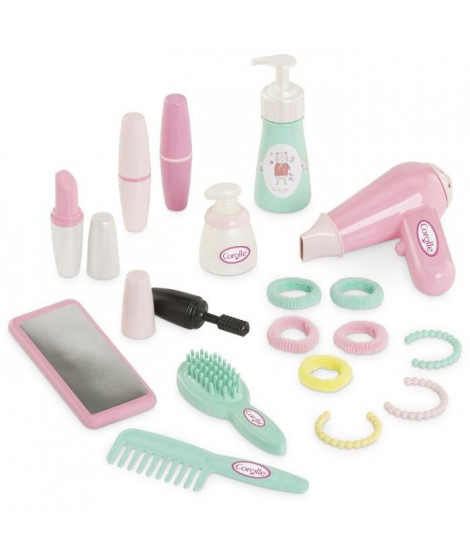 Accessoires poupons - COROLLE - Ma Valise Beauté - 20 accessoires - des 18 mois
