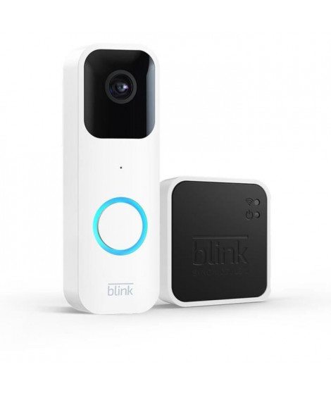 Sonnette vidéo sans fil Blink Video Doorbell + Blink Sync Module 2