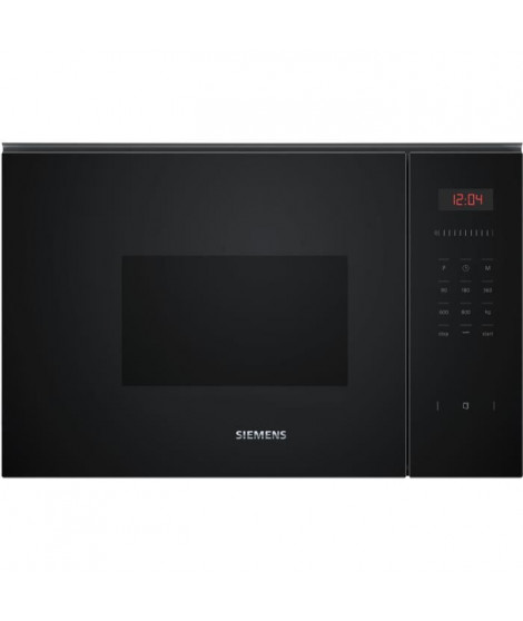 Micro-ondes+grill encastrable - SIEMENS IQ300 - BE523LMB1F - Noir - 1 mode de cuisson - 38,2 x 59,4 x 31,7 cm
