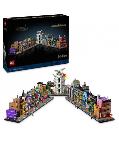 LEGO Harry Potter 76444 Les boutiques magiques du Chemin de Traverse - Set pour adultes