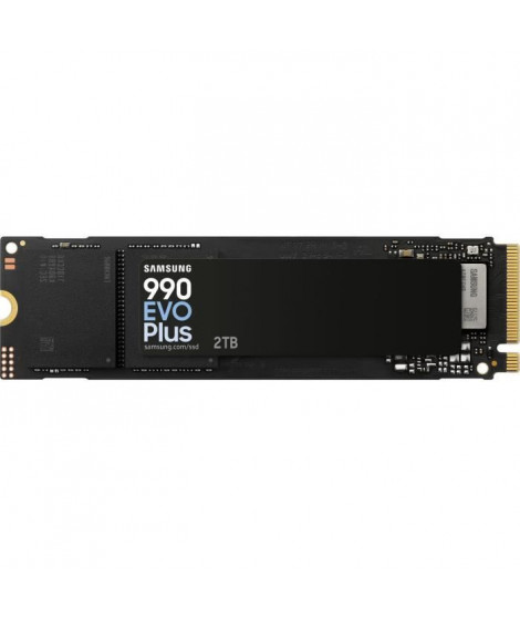 SSD Interne - SAMSUNG - 990 EVO Plus 2 To - NVMe M.2 PCIe 4.0x4 - Vitesse lecture jusqu'a 7 250 Mo/s