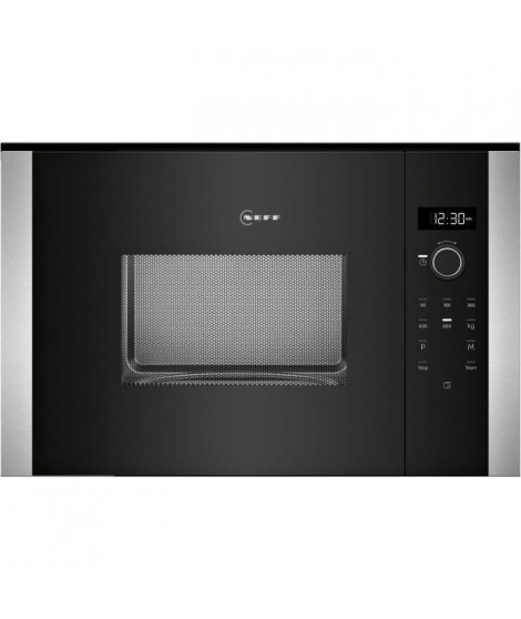 Micro-ondes simple encastrable - NEFF N50 - HLAWD23N1F - Inox - 20 L - 38,2 x 59,4 x 31,7 cm