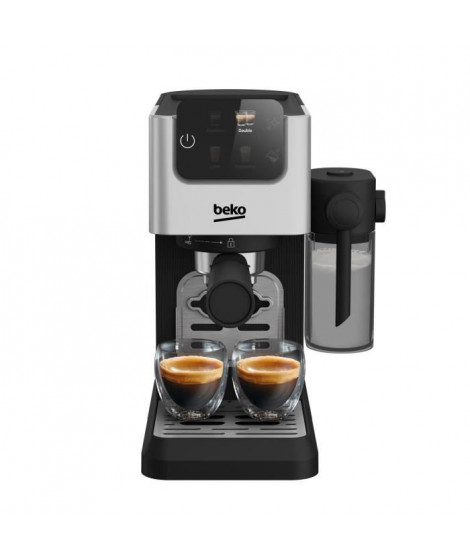 Machine expresso manuelle - BEKO - CEP5304X - 1628 W - 1,1 L - Argenté