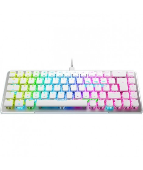 Clavier gaming optique et mécanique sans fil - Turtle Beach - Vulcan II Mini - Blanc
