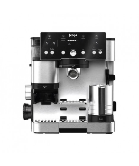 Machine a expresso - NINJA - ES501EU Luxe Essential - 2 L - Ecran digital - Noir / Inox