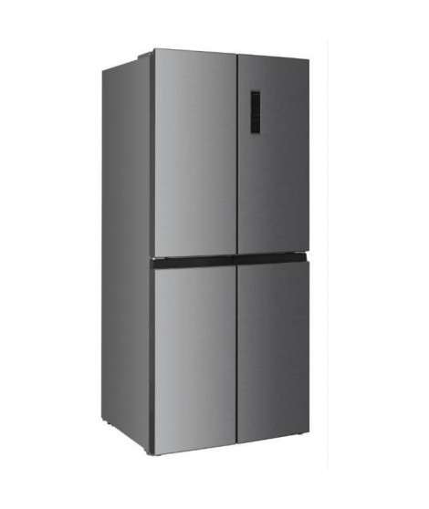 Réfrigérateur - BEKO - GNO46624MXPN - 4 portes - 466 L - Classe C - Paroi de fond inox - 79,5 x 74 x 180 cm - Inox