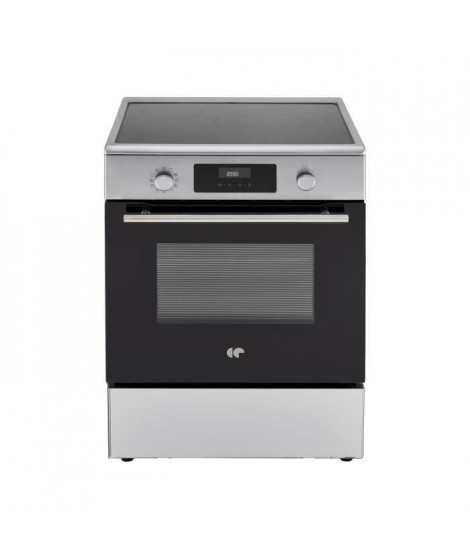 Cuisiniere induction - CONTINENTAL EDISON - CECI60FPS - 3 feux - L60 x H85 x P60 cm - Silver