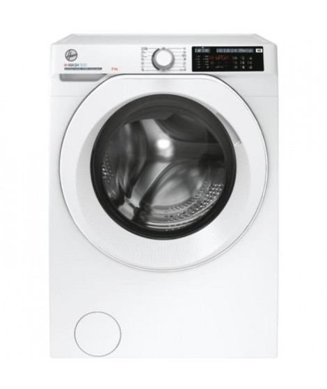 Lave-linge hublot HOOVER H-WASH 500 HW 28AM/1-S - 8 kg - Induction - 1200 trs/min - Classe A - Connecté - Vapeur - Blanc