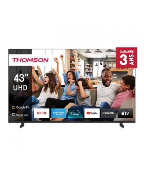 Thomson 43UG4S14 - TV LED 43 (109 cm) - 4K UHD - Google TV - 2xHDMI 2.0 + 2x HDMI 2.1