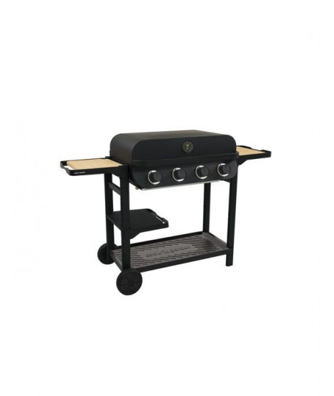 Barbecue a gaz - COOK'IN GARDEN - FLAVO - 4 brûleurs - Noir