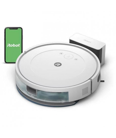 Aspirateur Robot Laveur - IROBOT Y011240 Essential Roomba Combo - 400 ml - Blanc