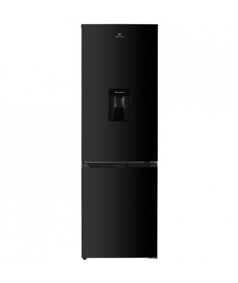 Réfrigérateur congélateur bas  251L - CONTINENTAL EDISON - Total No Frost - Noir - Classe D - L 55 cm x H 180 cm