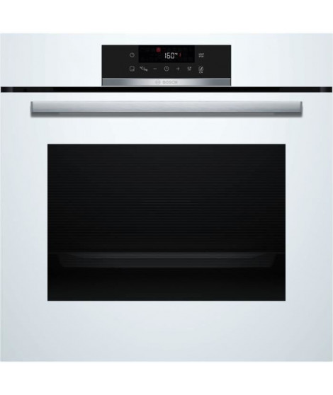 Four intégrable pyrolyse - BOSCH SER4 - HBA572BW3F - Blanc - Porte froide 4 vitres - 59,4 x 54,8 x 59,5 cm