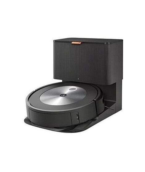 Aspirateur Robot Laveur - IROBOT J755840 j7+ - Systeme d'auto vidage - 400 ml - Graphite