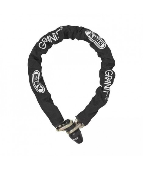 Antivol de chaîne monobloc - ABUS - 1480/120 - Maillons 14 mm - Gainage tissu - Cylindre XPlus