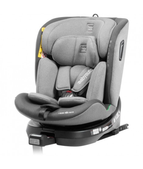 Siege auto - BABYAUTO - AITANA GREY ANTHRACITE - De la naissance a 12 ans - 0-36 kg - I-Size - ISOFIX - Pivotant 360° - ECE R129