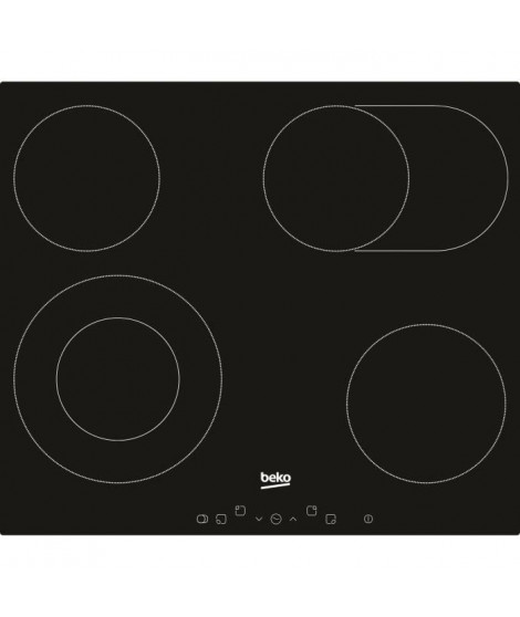 BEKO HIC 64403 T Table vitrocéramique 4 foyers
