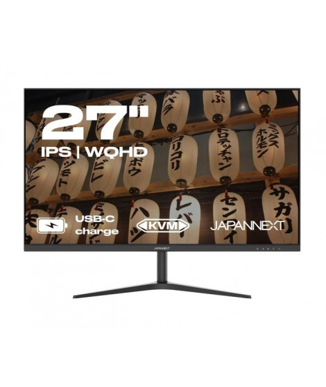Écran PC - JAPANNEXT - 27 WQHD - IPS - 60Hz - USB-C 65W