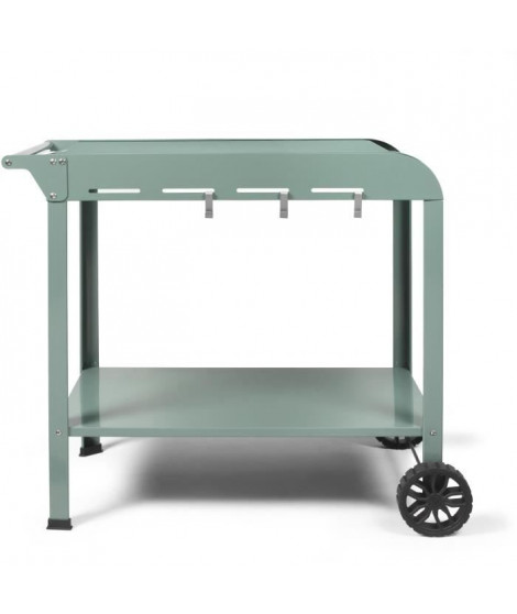 Desserte pour plancha - LIVOO - GS168V - Vert / Noir