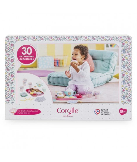 Accessoires poupons - COROLLE - Ma Dinette Thé et Goûter - 30 accessoires - des 18 mois