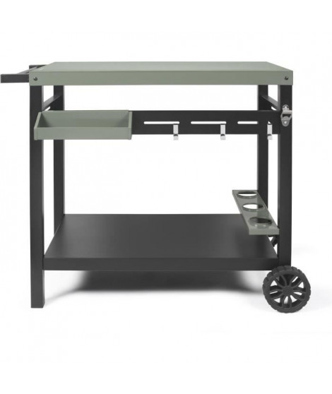 Desserte pour plancha - LIVOO - GS167V - Vert / Noir