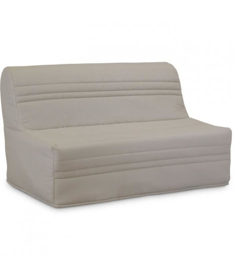 Banquette BZ Joe - Tissu beige - 3 places - L 143 x P 97 cm - Couchage 140 x 190 cm