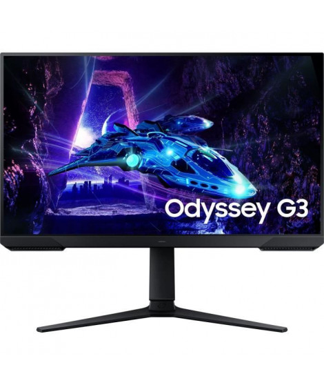 Écran PC - SAMSUNG - ODYSSEY G3 G30D - 24 FHD - Dalle VA - 180Hz - 1ms - Pivot/Orientable - 1 DP - Noir