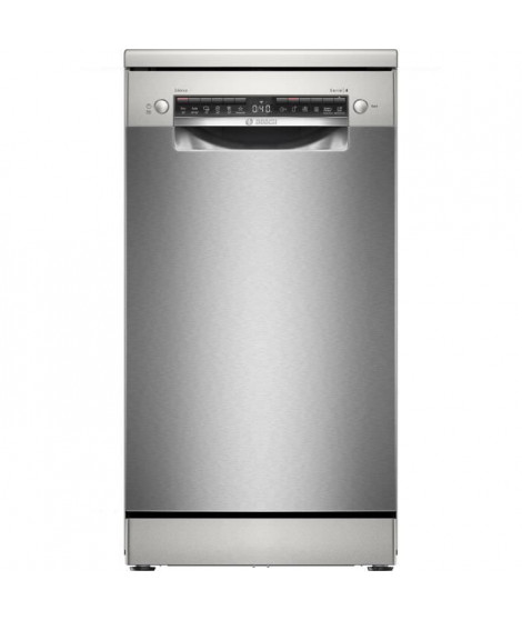 Lave-vaisselle pose libre BOSCH SPS4EMI61F SER4 - 10 couverts - Induction - L45cm - 45 dB - tiroir a couverts - 6 progammes -…