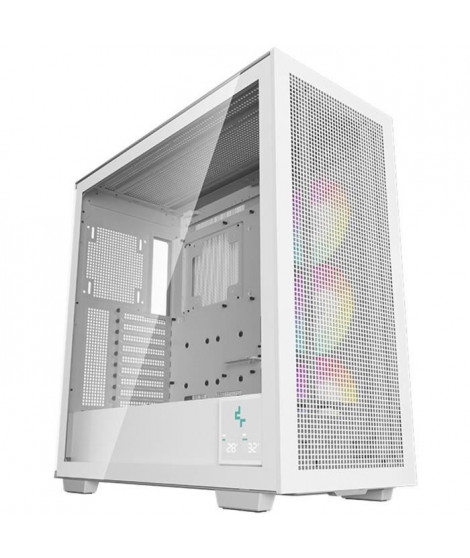 Boîtier PC - DEEPCOOL - MORPHEUS - Grande tour - E-ATX - Verre trempé - Façade Mesh - Blanc