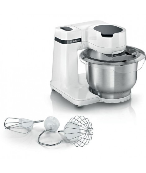 Robot pâtissier - BOSCH - MUMS2EW00E Serie 2 - 700 W - 4 vitesses - Blanc