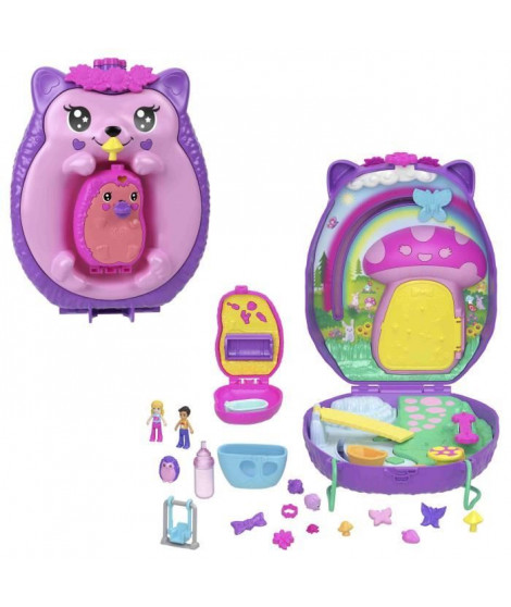 Polly Pocket Maman Et Bébé Hérissons Coffret Sac a Main 2 Figurines - JBJ91 4ans et plus
