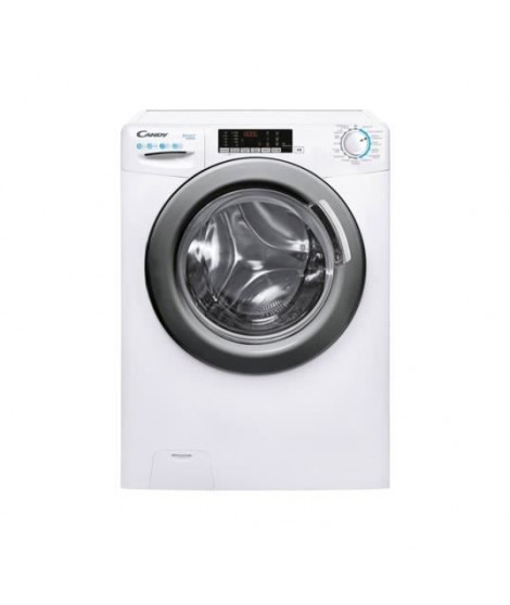 Lave-linge hublot CANDY CSS1410TWMRE/FR - 10 kg - Induction - Vapeur - 1400 trs/min - Classe A - Programme rapide - Blanc