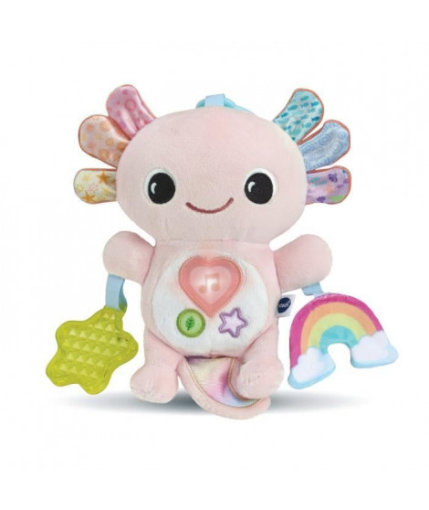 VTECH ELIOTT, BEBE AXOLOTL MUSICAL (BOUTEILLES PLASTIQUE RECYCLÉES)